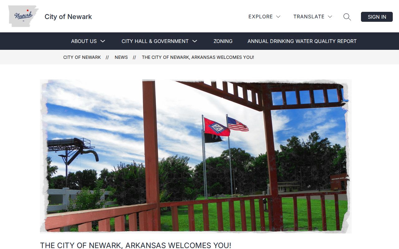 Official City of Newark Arkansas contact page